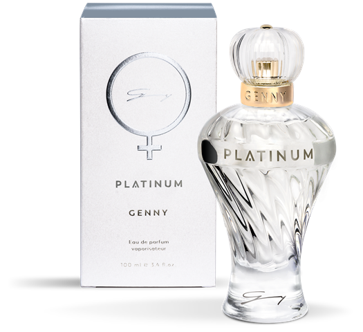 Eurocosmesi - Genny Platinum la nuova fragranza che esalta una femminilità  unica, coraggiosa e contemporanea.
